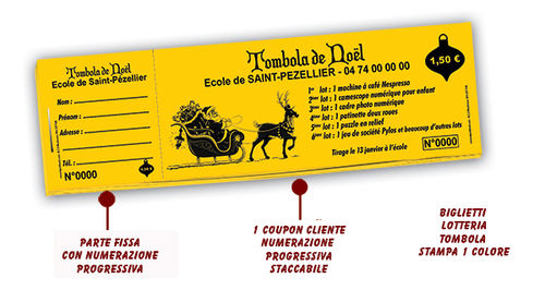 LKXSPLABE Biglietti Lotteria Fluorescenti 2000 Pezzi - Doppio Rotolo 50/50 Bianco - Tagliandi Numerati Per Eventi, Raccolte Fondi E Premi Scolastici - 3