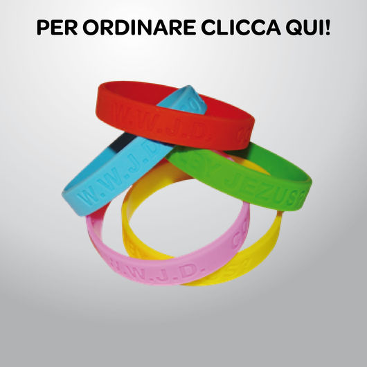 BRACCIALETTI IN SILICONE CON INCISIONE