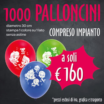 OFFERTA N. 10 PALLONCINI PERSONALIZZATI  (clicca q...