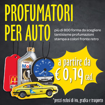 OFFERTA N.1 PROFUMATORI PER AUTO  (clicca qui)