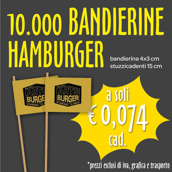 OFFERTA N. 11 BANDIERINE HAMBURGER  (clicca qui)