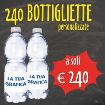 OFFERTA N. 8 BOTTIGLIETTE CON LOGO  (clicca qui)