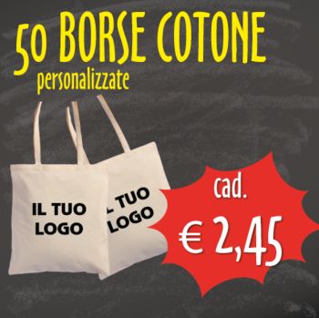 OFFERTA N. 9 - BORSE IN COTONE (clicca qui)