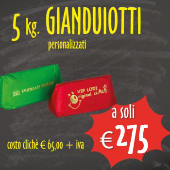 OFFERTA N. 12 GIANDUIOTTI con logo  (clicca qui)