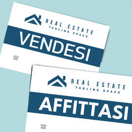 Cartelli vendesi /affittasi A3 in PVC lavabile